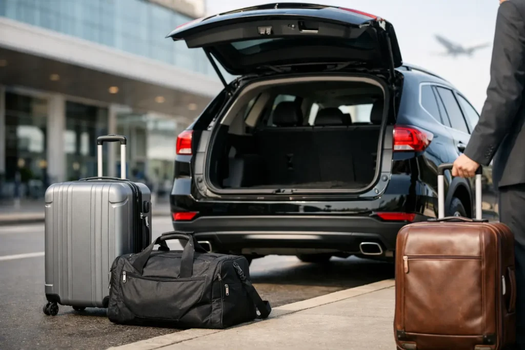 VUS taxi avec bagages: quand le choisir